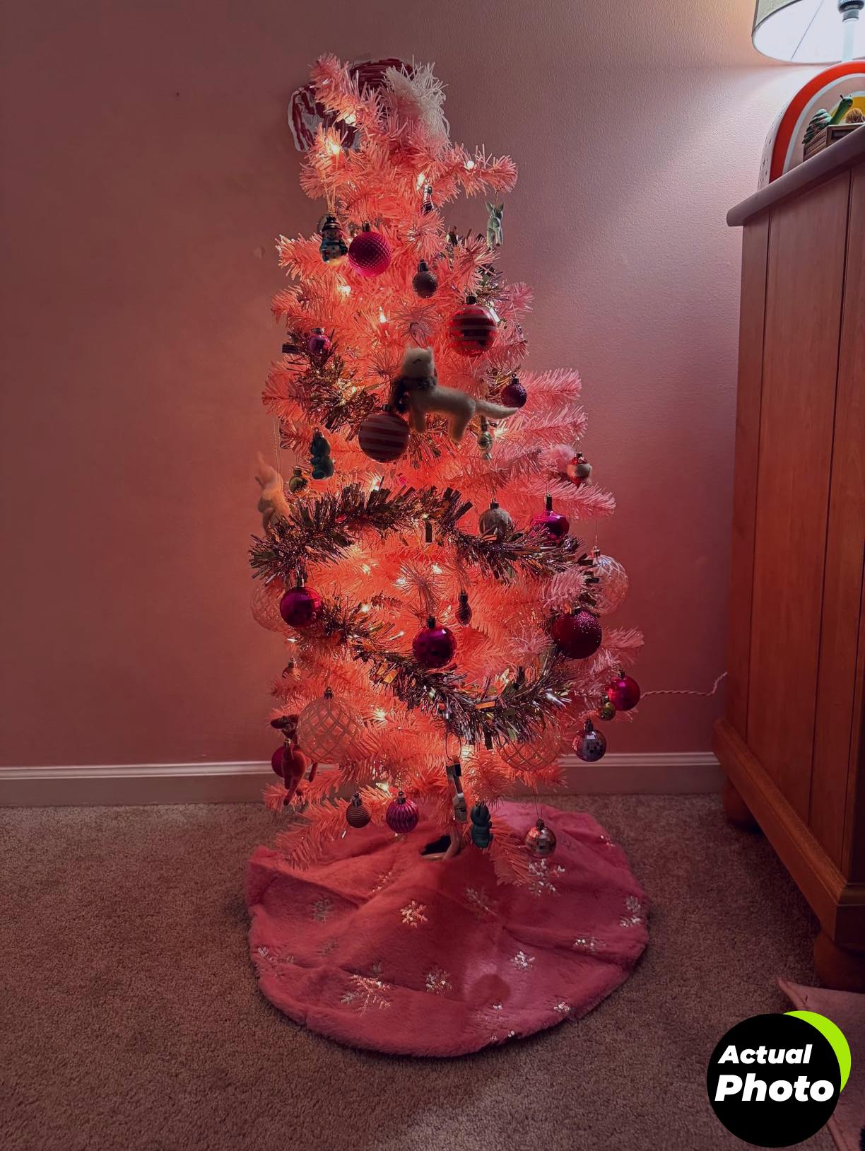 36-inches-christmas-tree-skirt-faux-fur-gold-sequins-foto-2