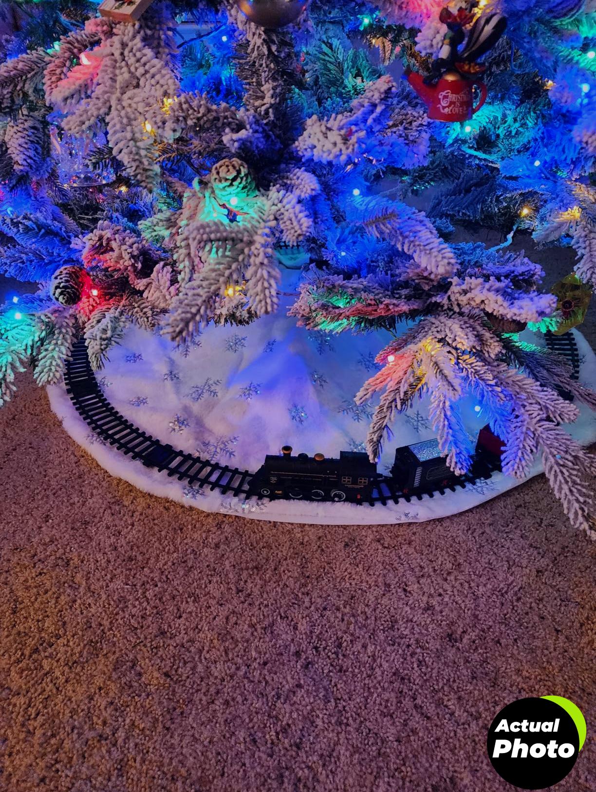 36-inches-christmas-tree-skirt-faux-fur-gold-sequins-foto-3