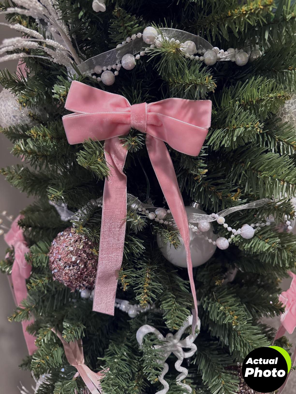 burgundy-velvet-ribbon-bows-decorations-12pcs-foto-2