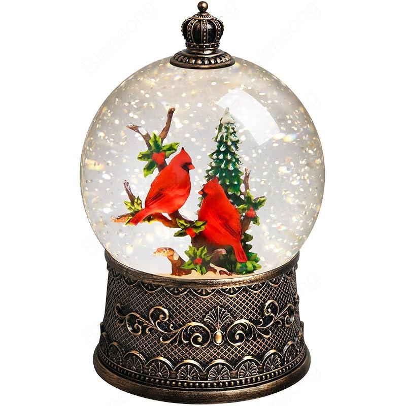 My Thoughts on the Cardinal Snow Globe Decoration with Music and Timer».