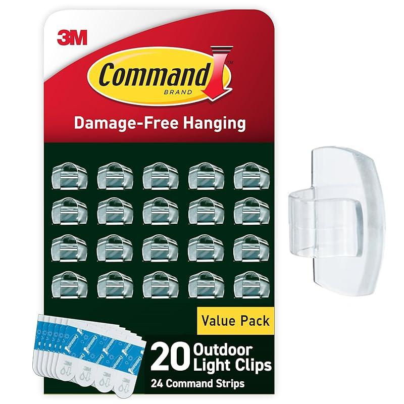 Reliable and Easy to Use: Command Outdoor Light Clips Shine Bright!