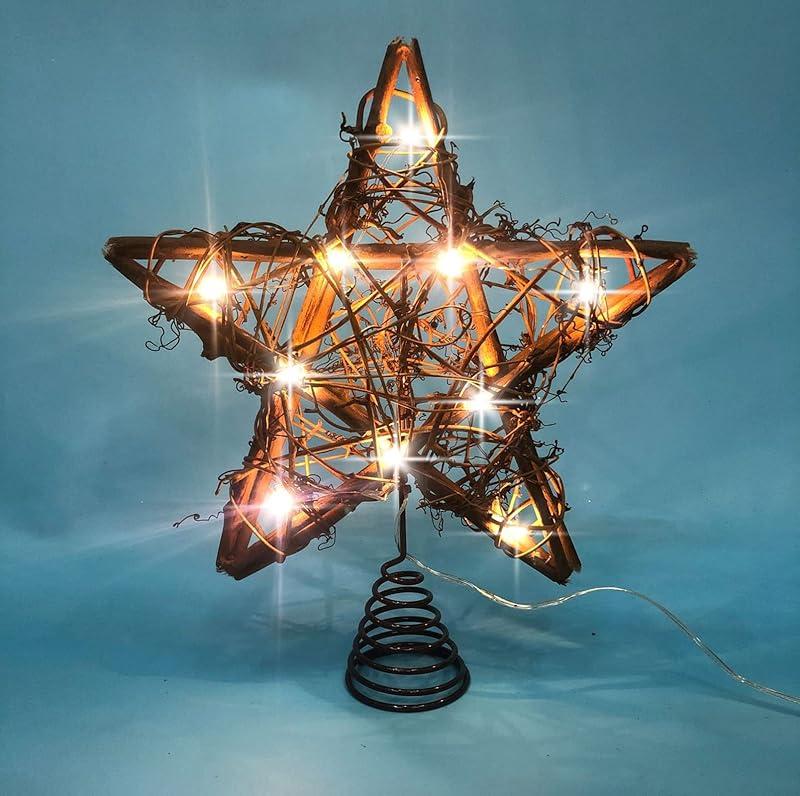 Charming Farmhouse Christmas Star Adds Cozy Glow to Your Tree