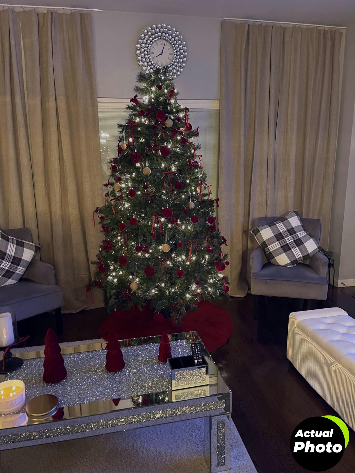 faux-fur-christmas-tree-skirt-48-inch-white-foto-2