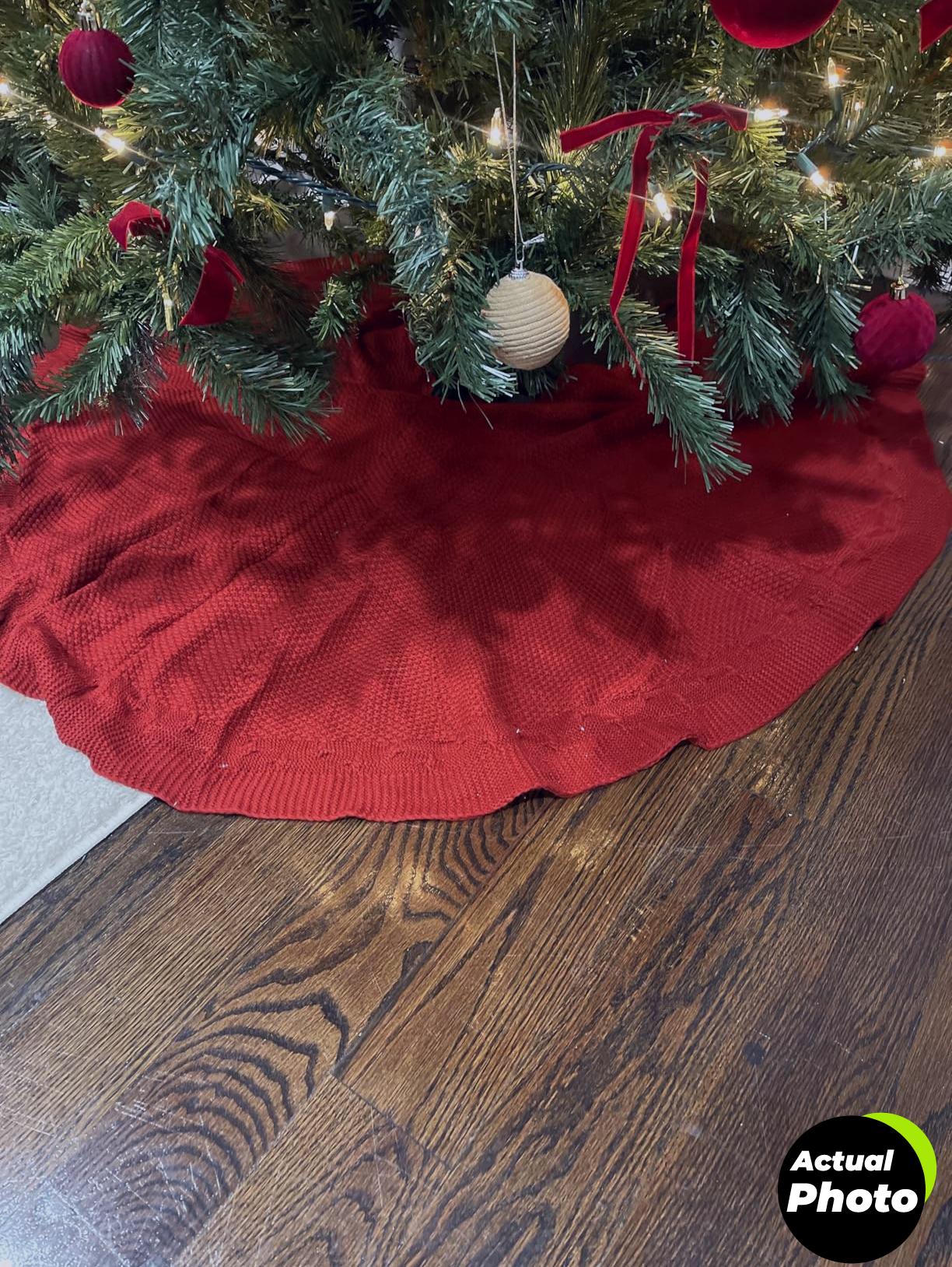 faux-fur-christmas-tree-skirt-48-inch-white-foto-3