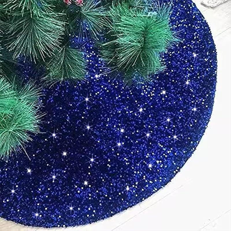 Charming and Shimmery: FUHSY Blue Palm Tree Skirt Exceeds Expectations!