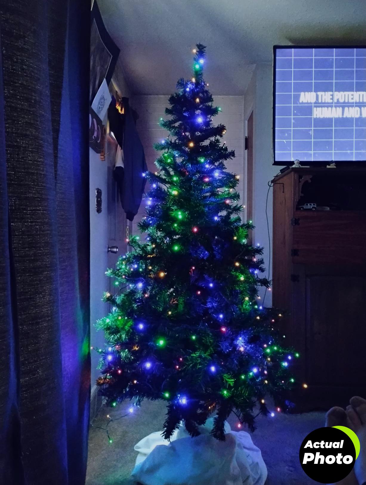 goplus-white-5ft-artificial-christmas-tree-foto-2