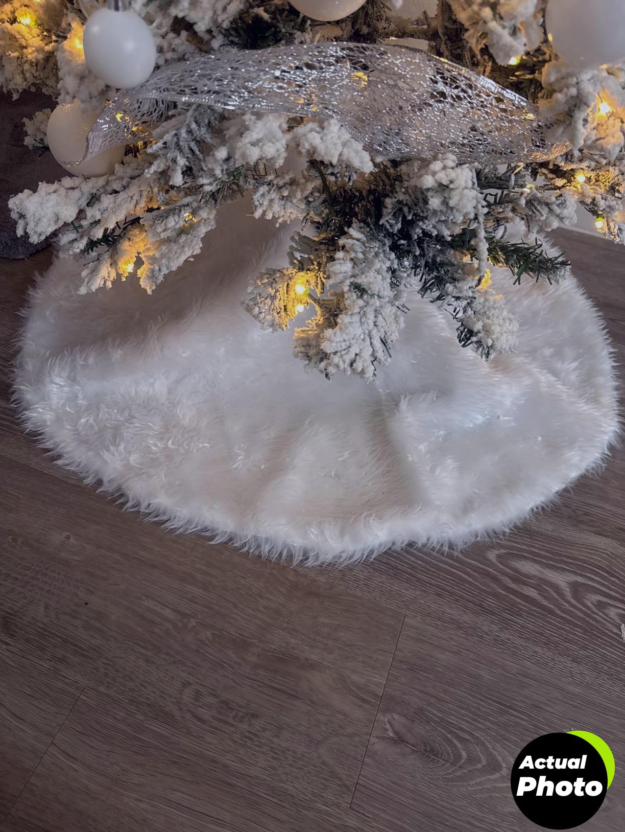 konsait-christmas-tree-skirt-round-snow-white-31inch-foto-3