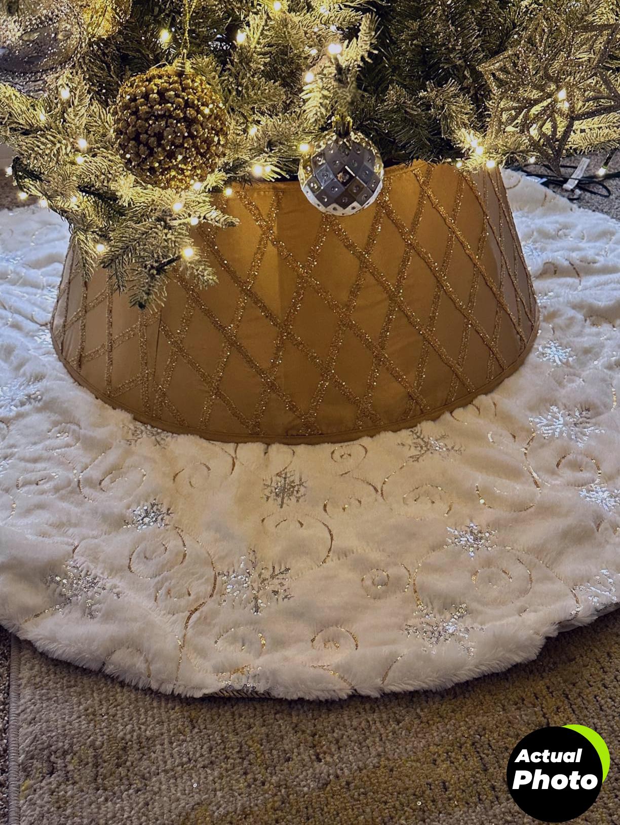 new-traditions-tree-collar-velvet-gold-quatrefoil-foto-1