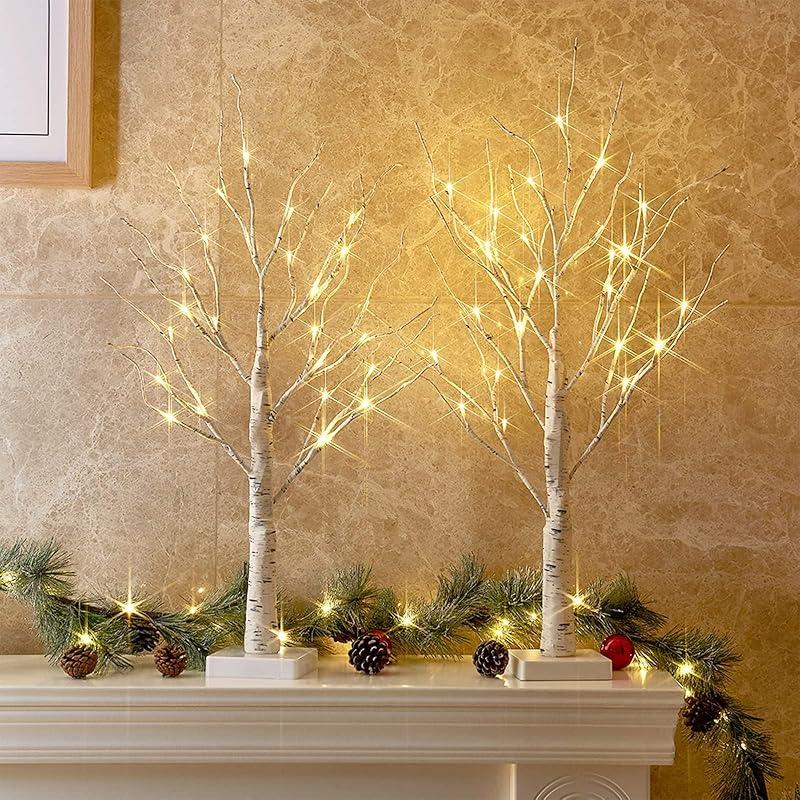 Transform Your Space with the PEIDUO Birch Tree Fairy Lights!