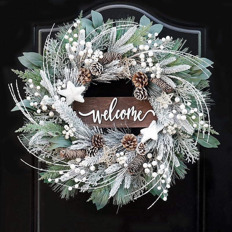 Charming Pinkpuii Winter Wreath Elevates Holiday Decor Effortlessly