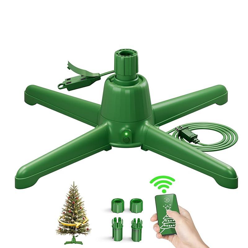 Love the 2025 Rotating Christmas Tree Stand for a Festive Touch!