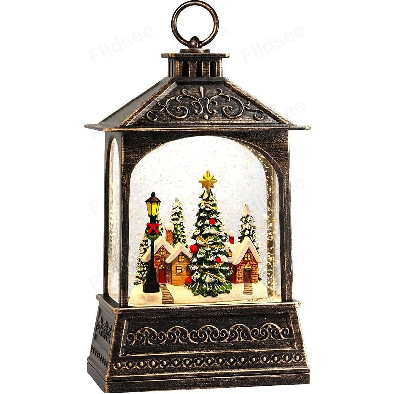 Charming Snow Globe Lantern: A Magical Touch for Holiday Decor