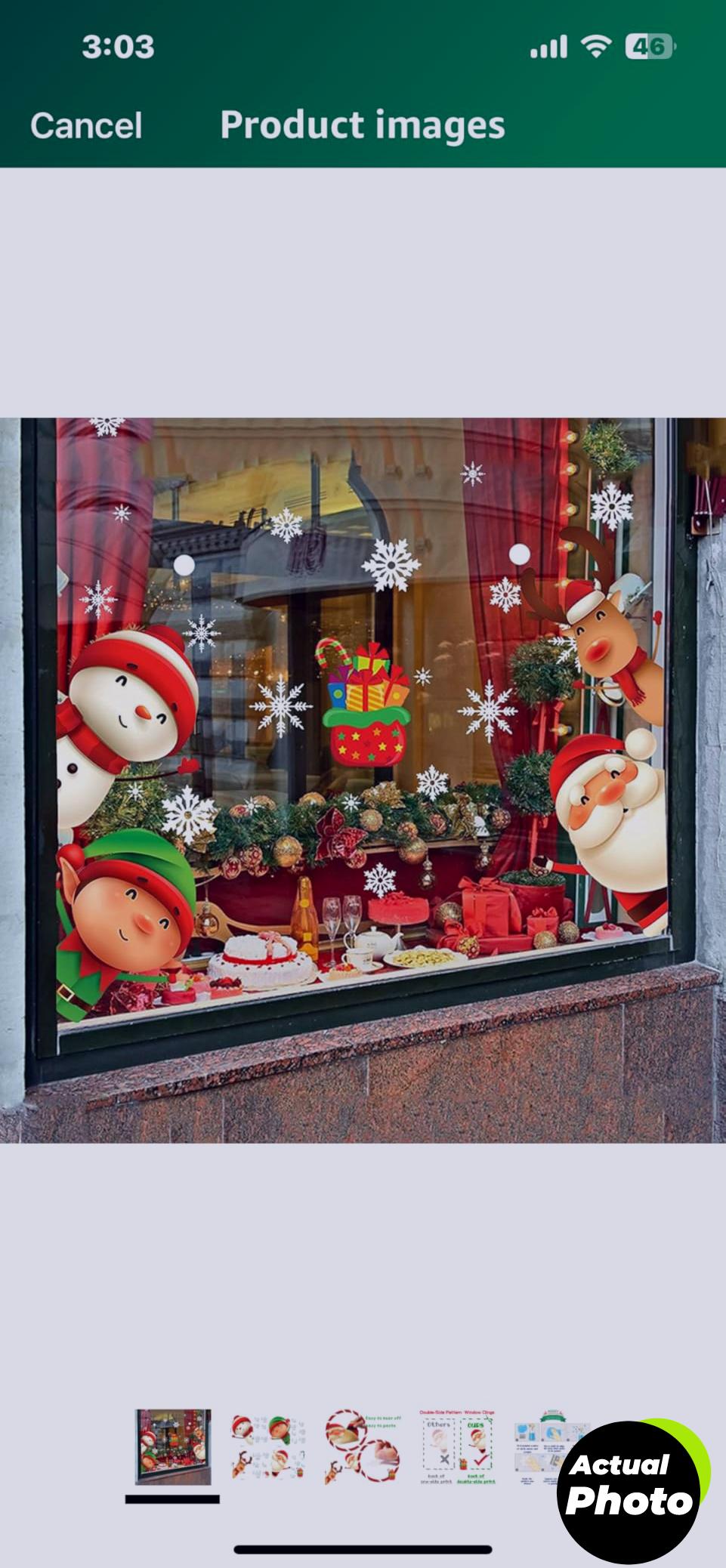 ximishop-christmas-window-clings-82pcs-snowflake-decals-foto-3