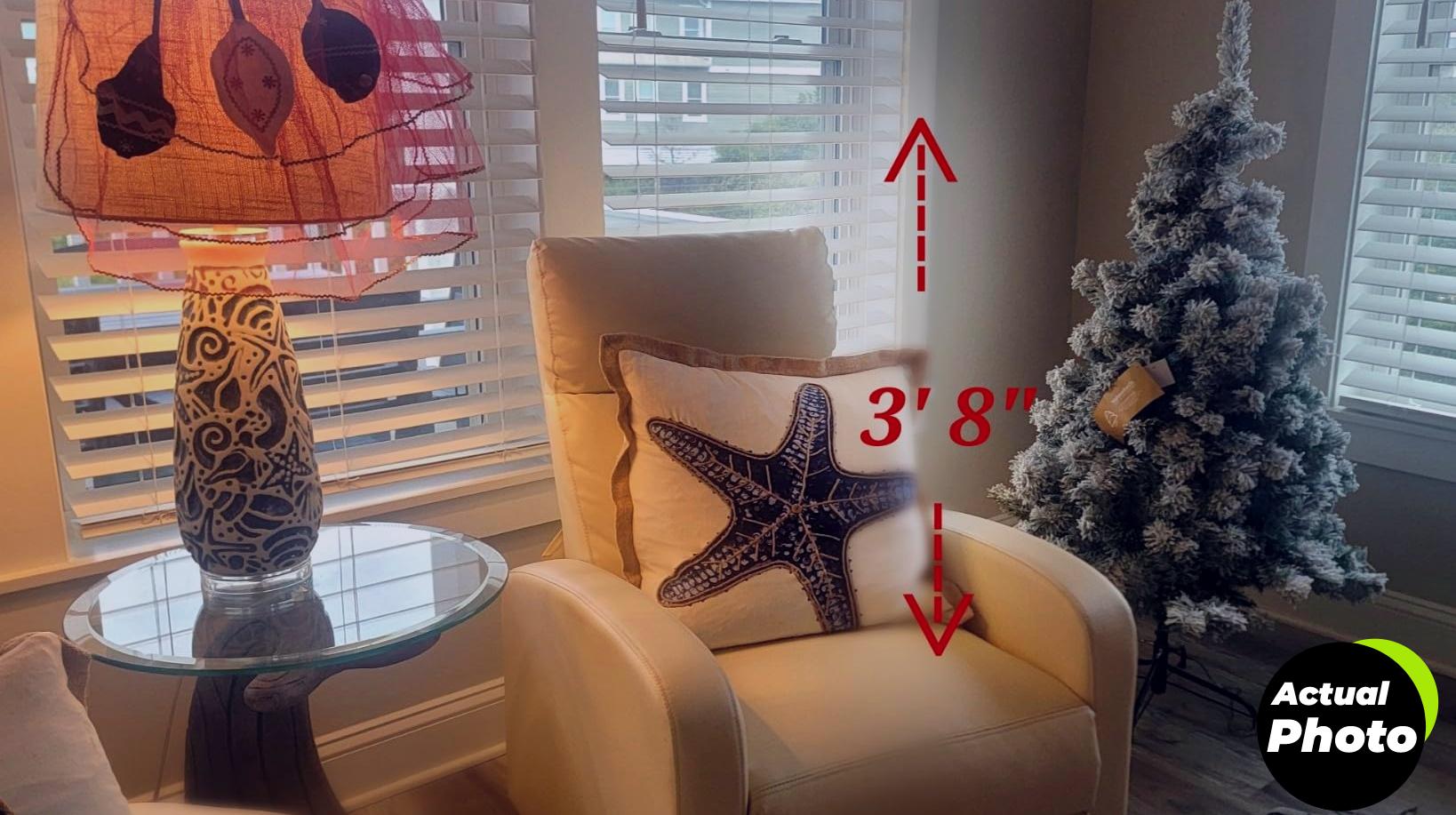 yaheetech-6ft-snow-flocked-christmas-tree-foto-1